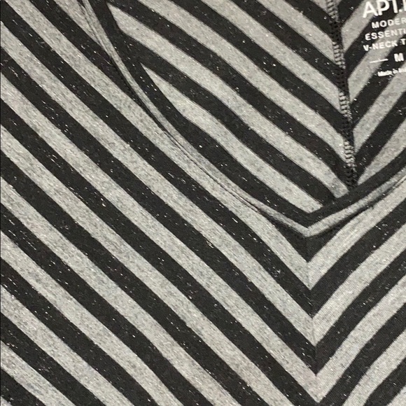 Apt 9 sparkly black and gray shirt - Picture 2 of 3